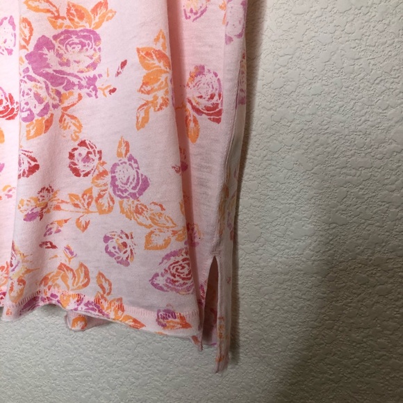 Free People Soft Relaxed Floral Tee - Picture 4 of 7